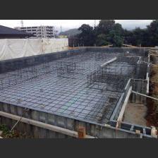 福岡県糟屋郡新宮町のアパート基礎工事